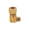 Thrifco Plumbing No. 69 3/8 Inch x 1/8 Inch Lead-Free Brass Compression MIP Elbow 9469008 - alternate 1
